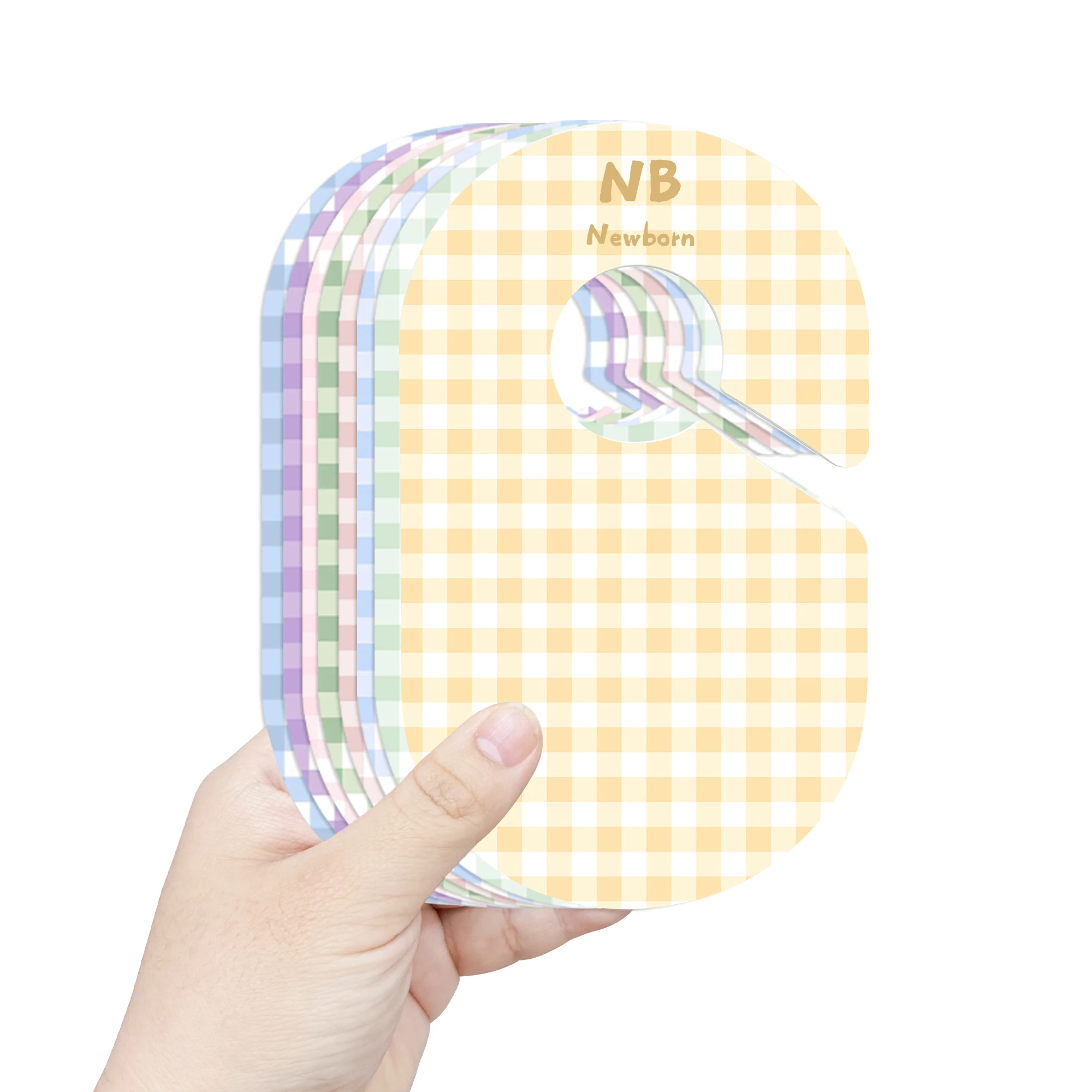 Toddler hanger closet dividers set of 8 durable baby clothes organizer divider hanger wardrobe divider for clothes size age
