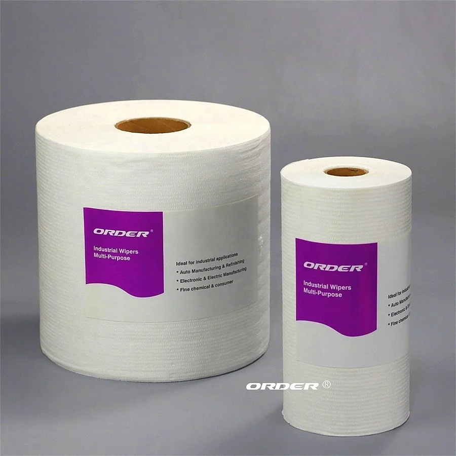2024 all new Automotive Refinishing Coatings cellulose polyester small Roll Cleaning Cloths clean wipes