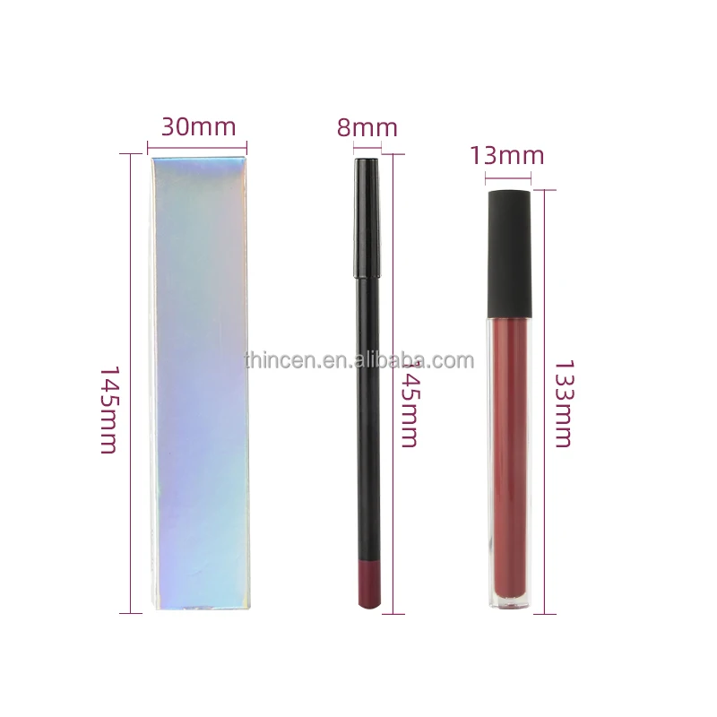 L1#5r Custom Made High Quality Eco Friendly Kissproof Lip Gloss Creamy Matte Liquid Lipstick