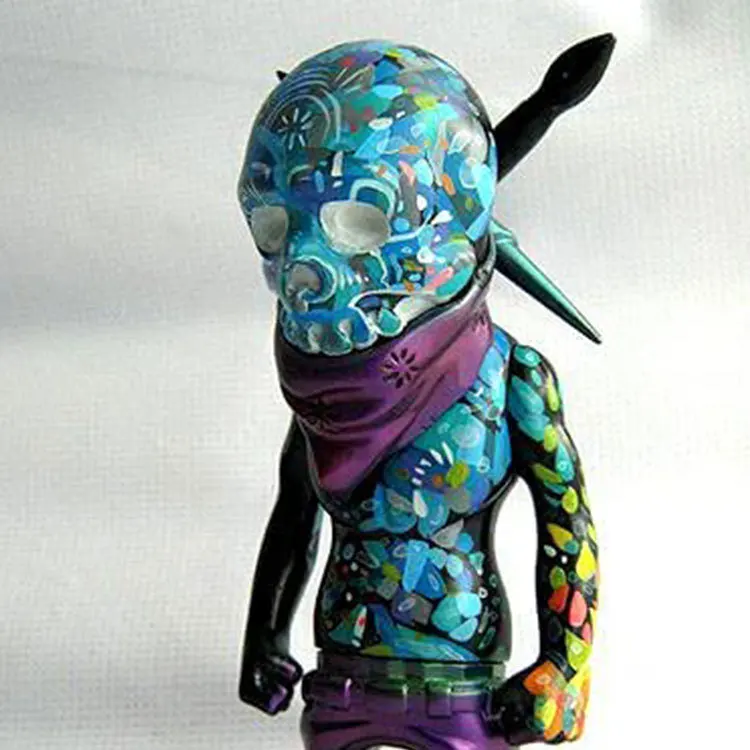 Hip hop commercial independent station popular Halloween hip hop skeleton assassin resin process lovely cartoon decoration