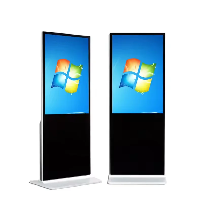 32 43 49 55 65 inch Floor Stand Moveable Digital Signage kiosk display display advertising