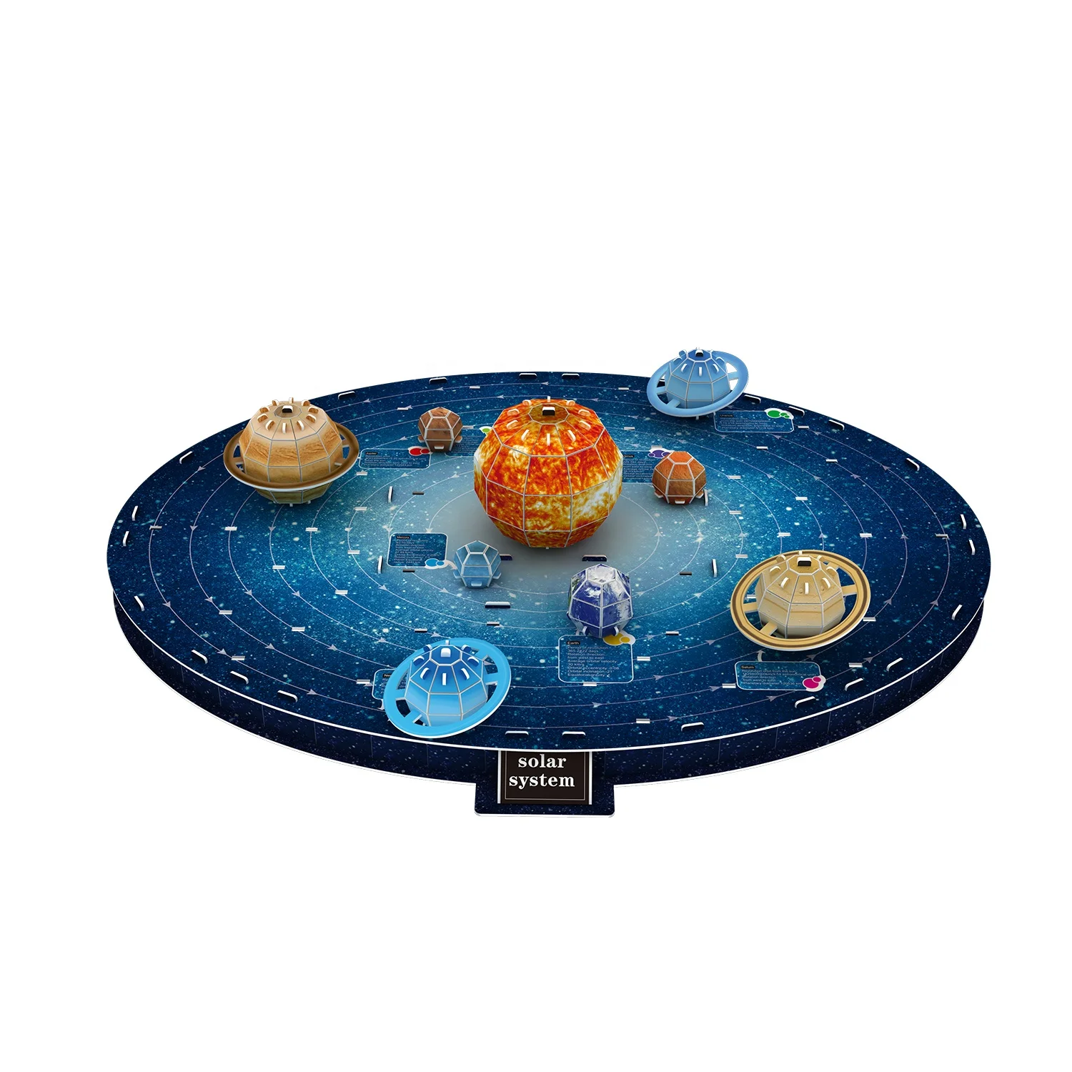 Заводская прямая продажа 3D пазл бумажная головоломка на заказ игрушка «сделай сам» 3d Солнечная система