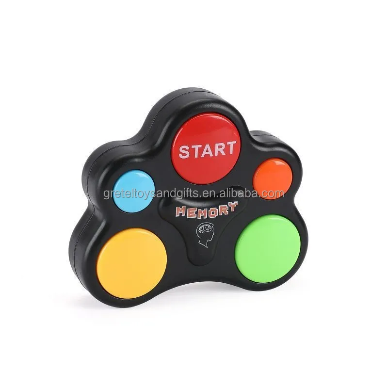 Gretel Memory Game Button 4 Buttons Handheld Light And Music Electronic Memory Game Educational Memory Quiz Toy For Kids