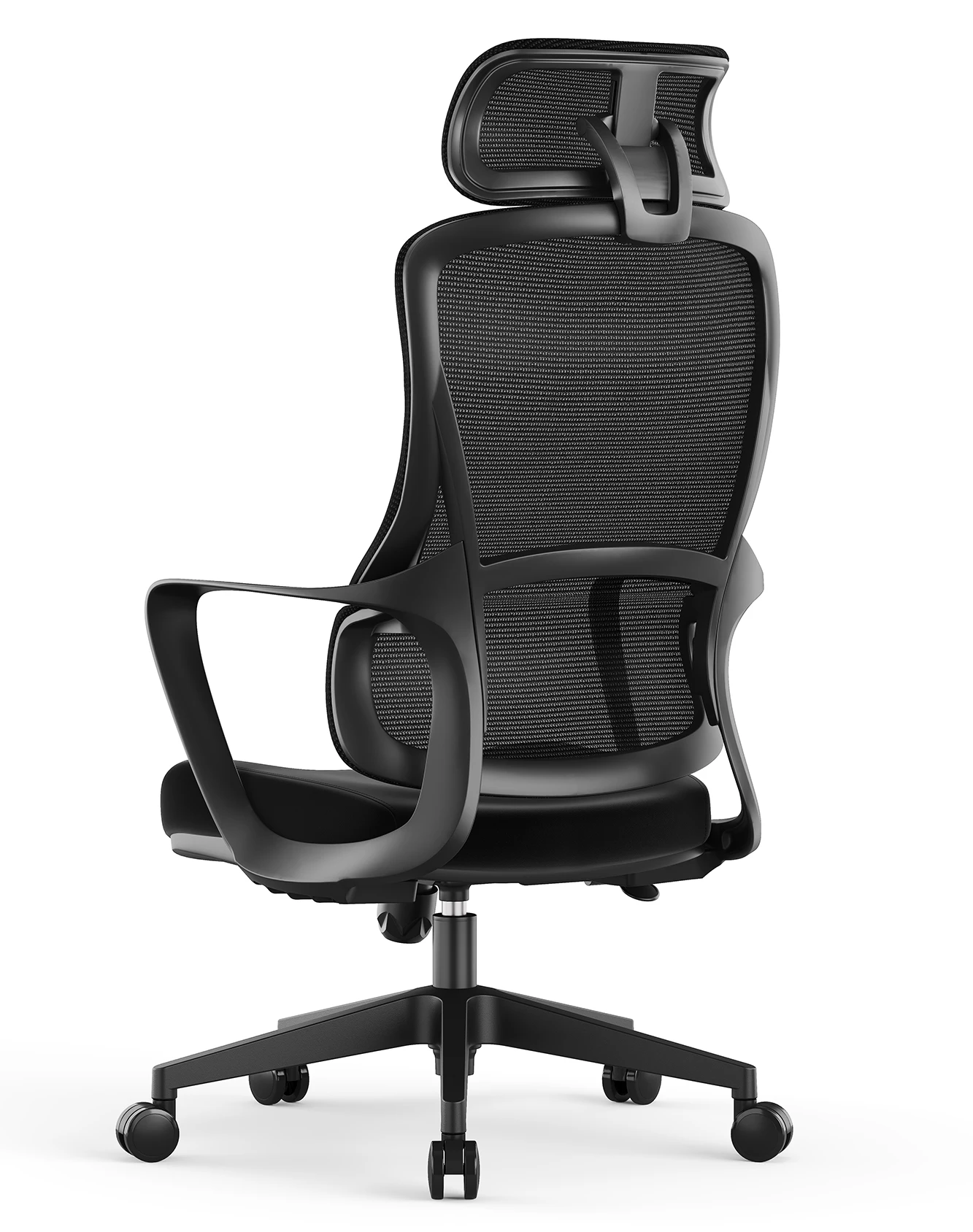 Modern cheapest newest mesh office chair with massage swivel high medium back leg rest footrest revolving headrest armrest