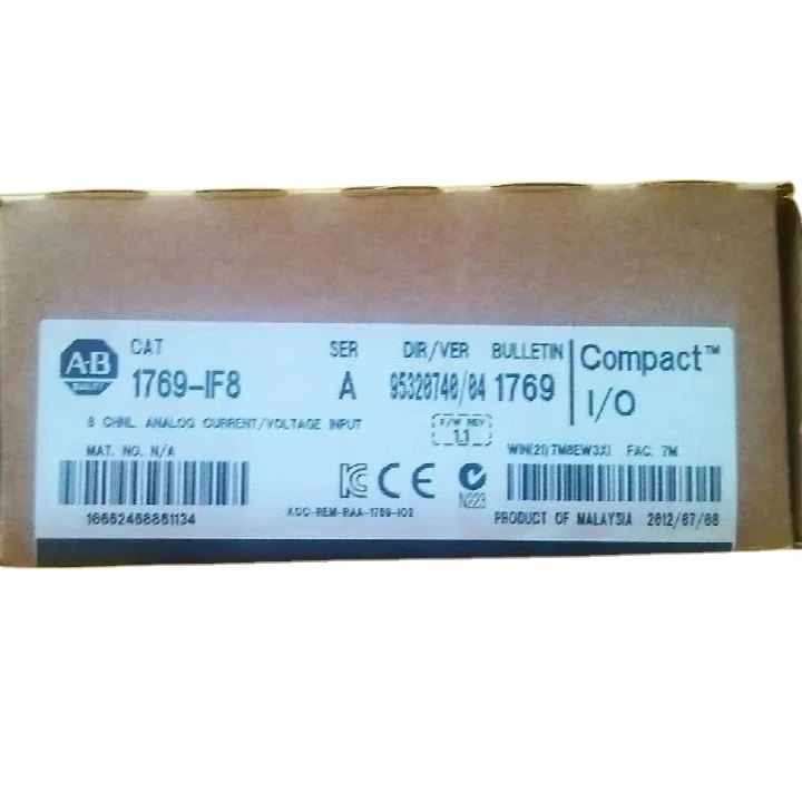 Brand New Original 1769-IF8 PLC Controller Gold Seller 1769-if8 Spot Programming Controller with RS485 Communication Interface