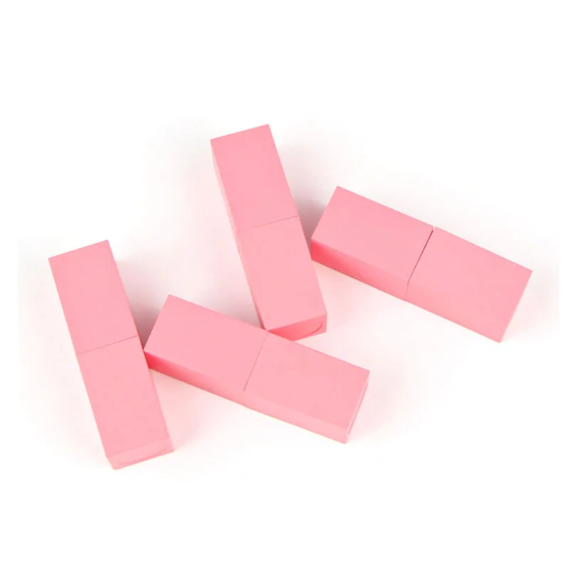 High-grade Lipstick Empty Shell Cosmetic Packaging pink square