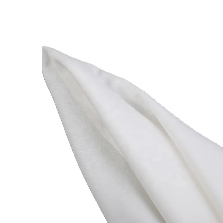 H10 breathable 100D four way stretch pongee white polyester lining fabric dress lining trouser lining wholesale