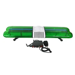 DC12V 120watts revolving smd led police light bar red blue lightbar with alarm speaker