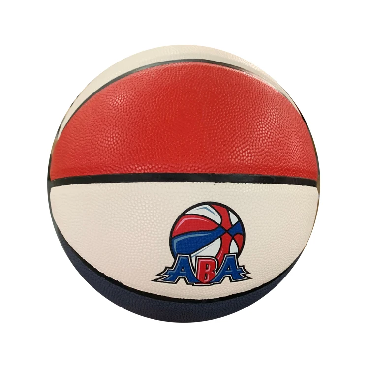 Funny Transparent Ball Custom Logo Basketballs Red-white-blue Color Net Basketball