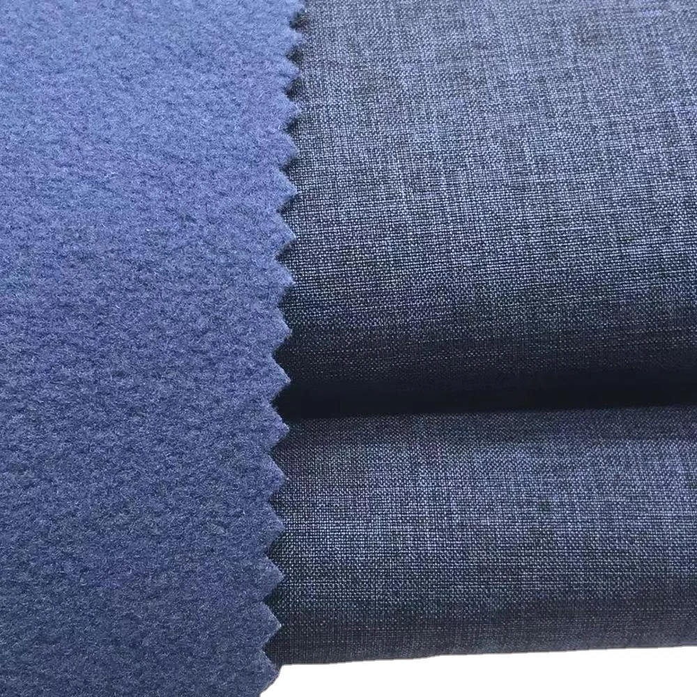 100D cationic mechanical elastic polar fleece for softshell jacket