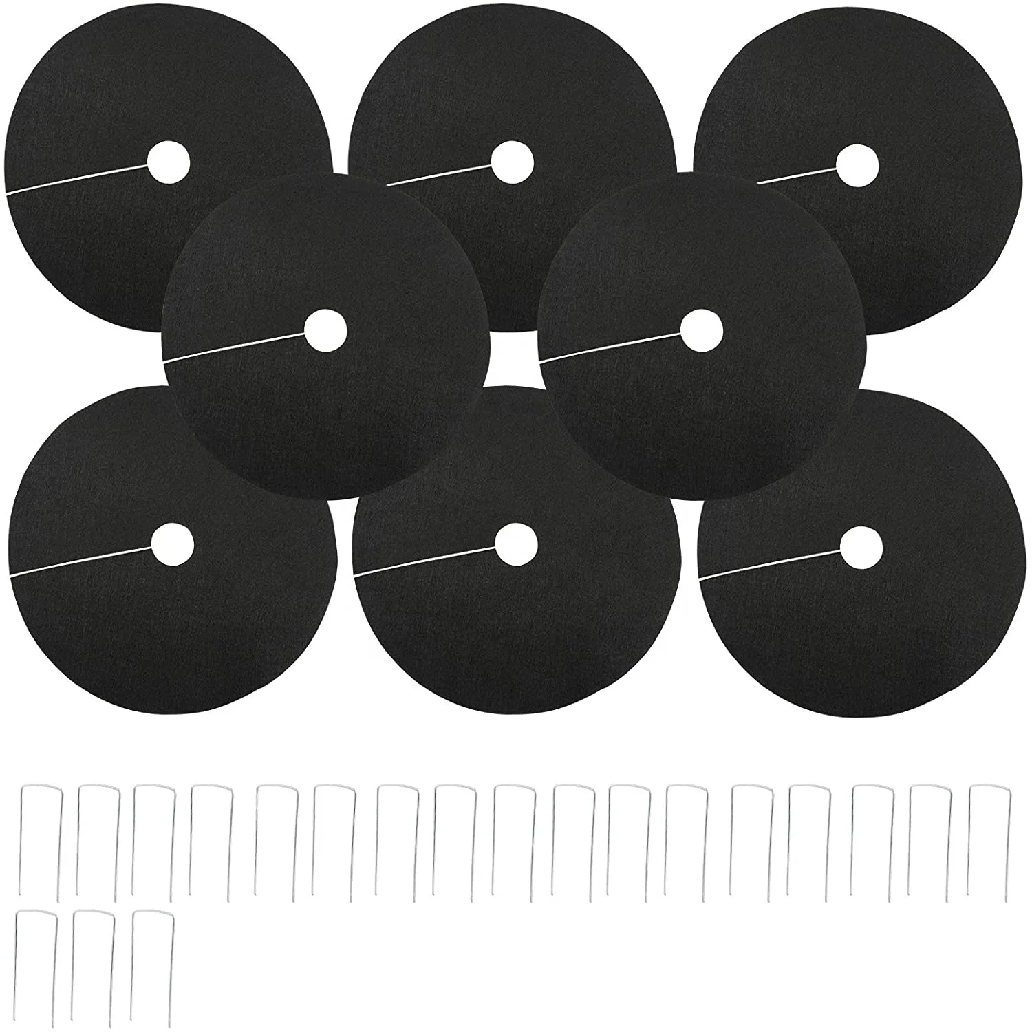 landscape fabric with hole Weed Barrier Mat Non-Woven Degradable Garden Weed Barrier Landscape Fabric