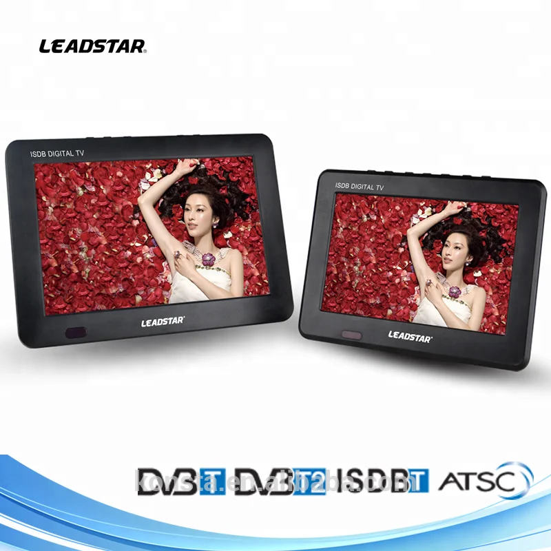 Recharge FreeView Pocket LCD LED Portable Mini Digital 1080P HD Radio FM Flat Screen TV Monitor Digital Tuner 7 9 Inch