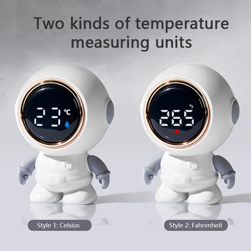 Fahrenheit degree centigrade floating instant read wireless digital household baby bath electronic water astronaut thermometer