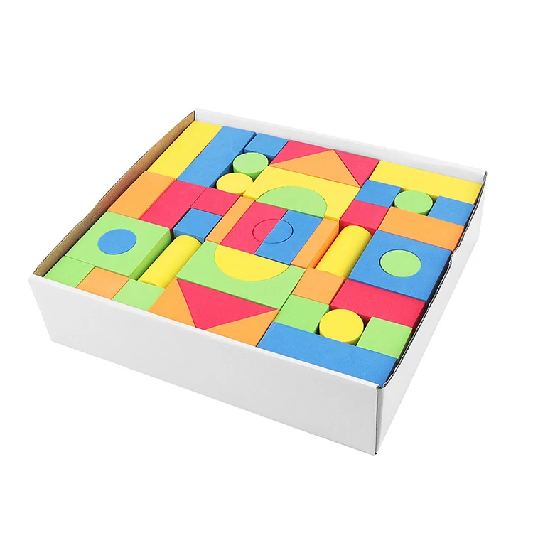 
Soft EVA Foam Stackable Building Blocks Giant Castle Stacking Toy Construction Toys With Different Shapes & Sizes Bright Colors 