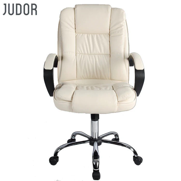 Judor Comfortable High-Back Leather Adjustable Office Chair Desk