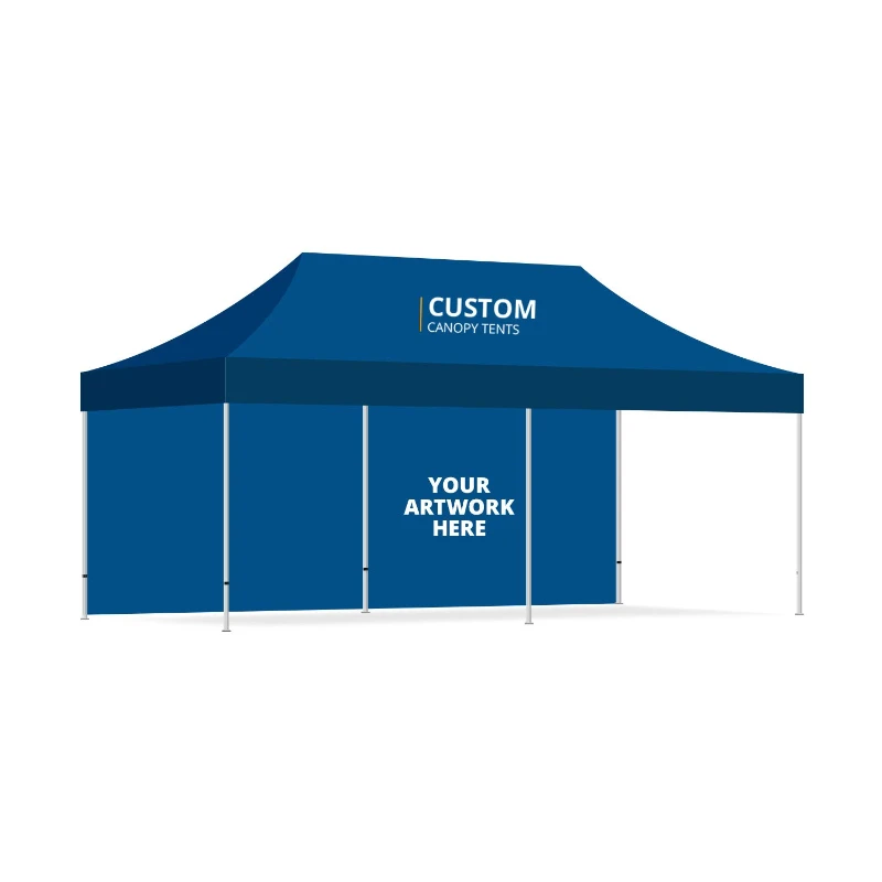 Outdoor Heavy Duty  Canopy Tent Custom 10x10ft 10x15ft 10x20ft Steel Frame Trade Fair Tent for Branding Event