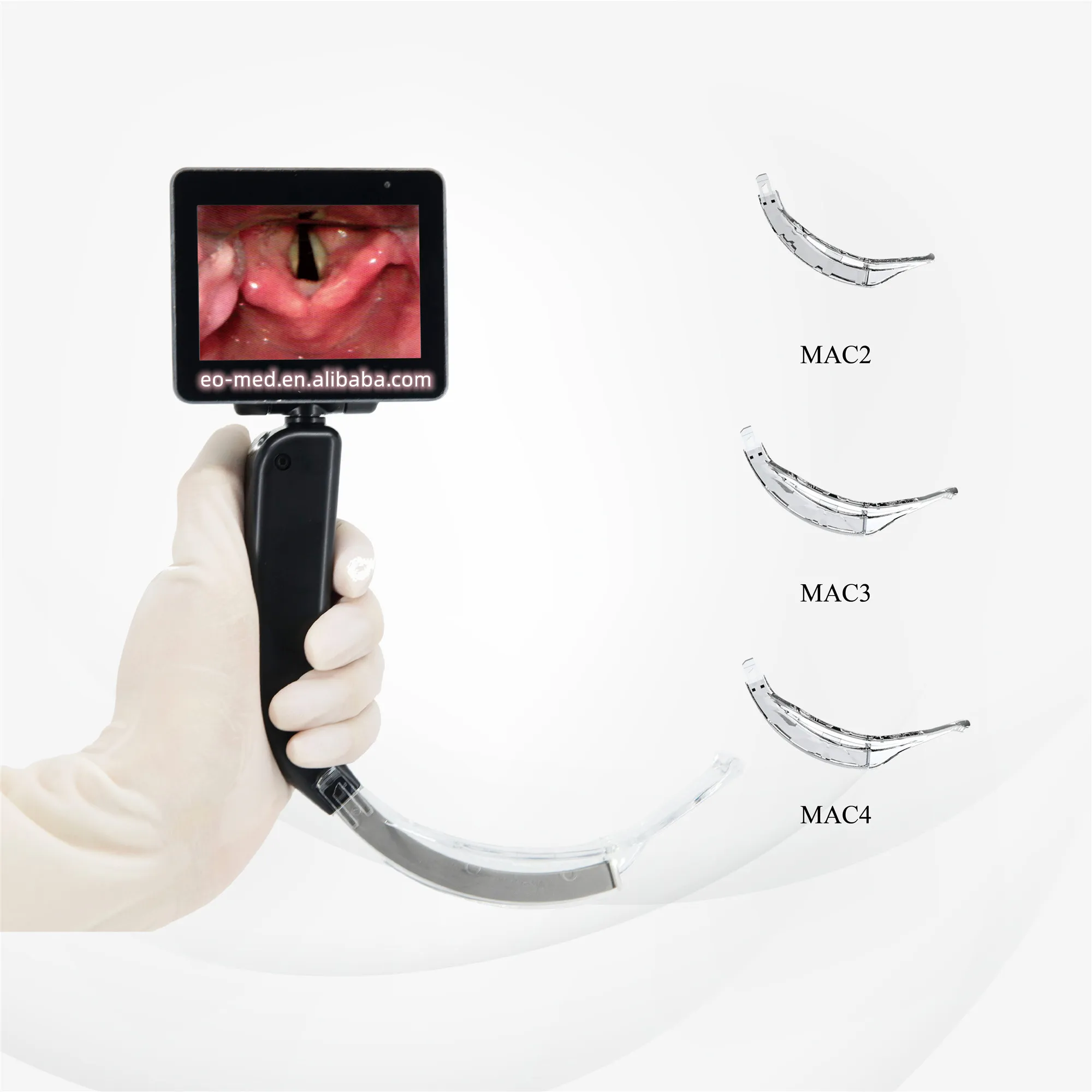 Wholesale Cheap Disposable Video Laryngoscope Portable Infection-control Intubation Video Laryngoscopy for Adult VLS-IL
