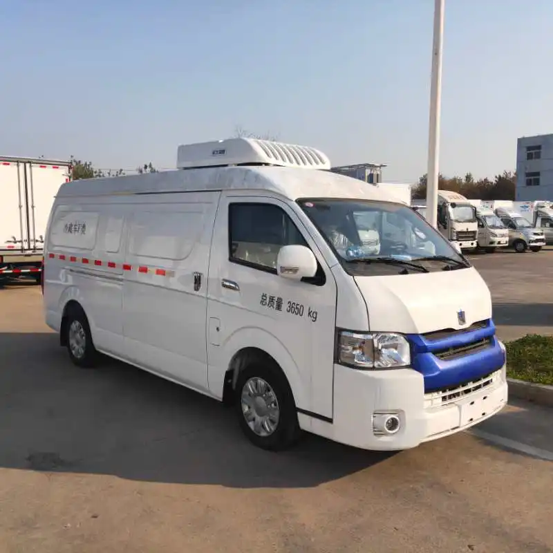  Bai Qin 4x2 5 куб. М новый энергосберегающий мини-автобус Электрический РЕФРИЖЕРАТОРНЫЙ
