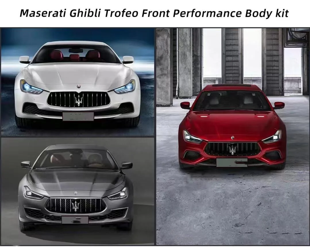 Передний бампер автомобиля, решетка радиатора автомобиля, для комплекта переднего кузова Maserati ghiдоступ Trofeo