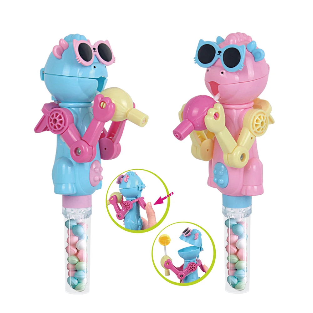 Accept custom lollipop candy toys kids hard candy