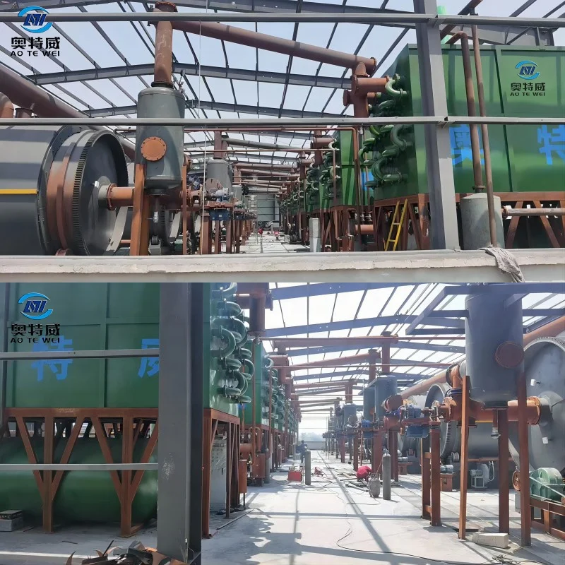 Best service 30/40/50/60/70 TPD  change waste tires/PP/PE/leather/acrylic into oil semi continuous pyrolysis equipment
