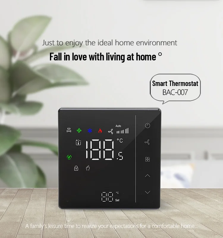 Beca BAC-007 Smart Temperature Module Sensor Dual Relay Output Wifi Wireless Controller for Thermostat Switch for Home Use