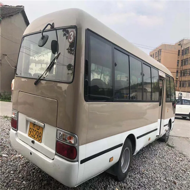 Подержанный автобус Toyota Coaster 30 сидений автобусный грузовик toyota