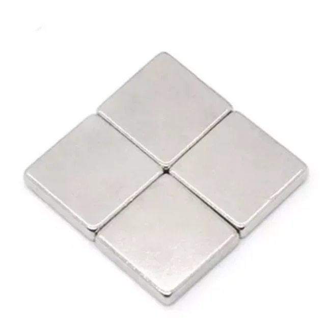 High Quality Powerful Neodymium Magnet Super Strong Magnetic Force N35 N45 N52 Thin Small Square NdFeb Magnetic Materials For Industrial