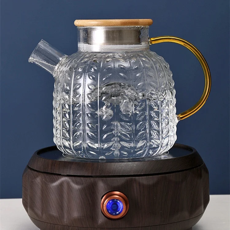 Modern Scandinavian Large Capacity Glass Water Kettle Cool White Open Office Water Cup Liang Water Suit Cool White Home Office