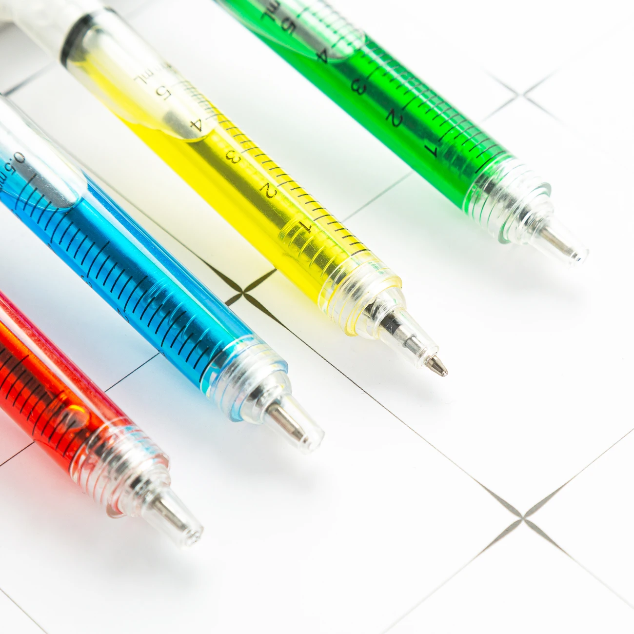 Personalized Plastic Pen Novelty Injection Needle Pen Promotion Fancy Syringe Plastic Pen