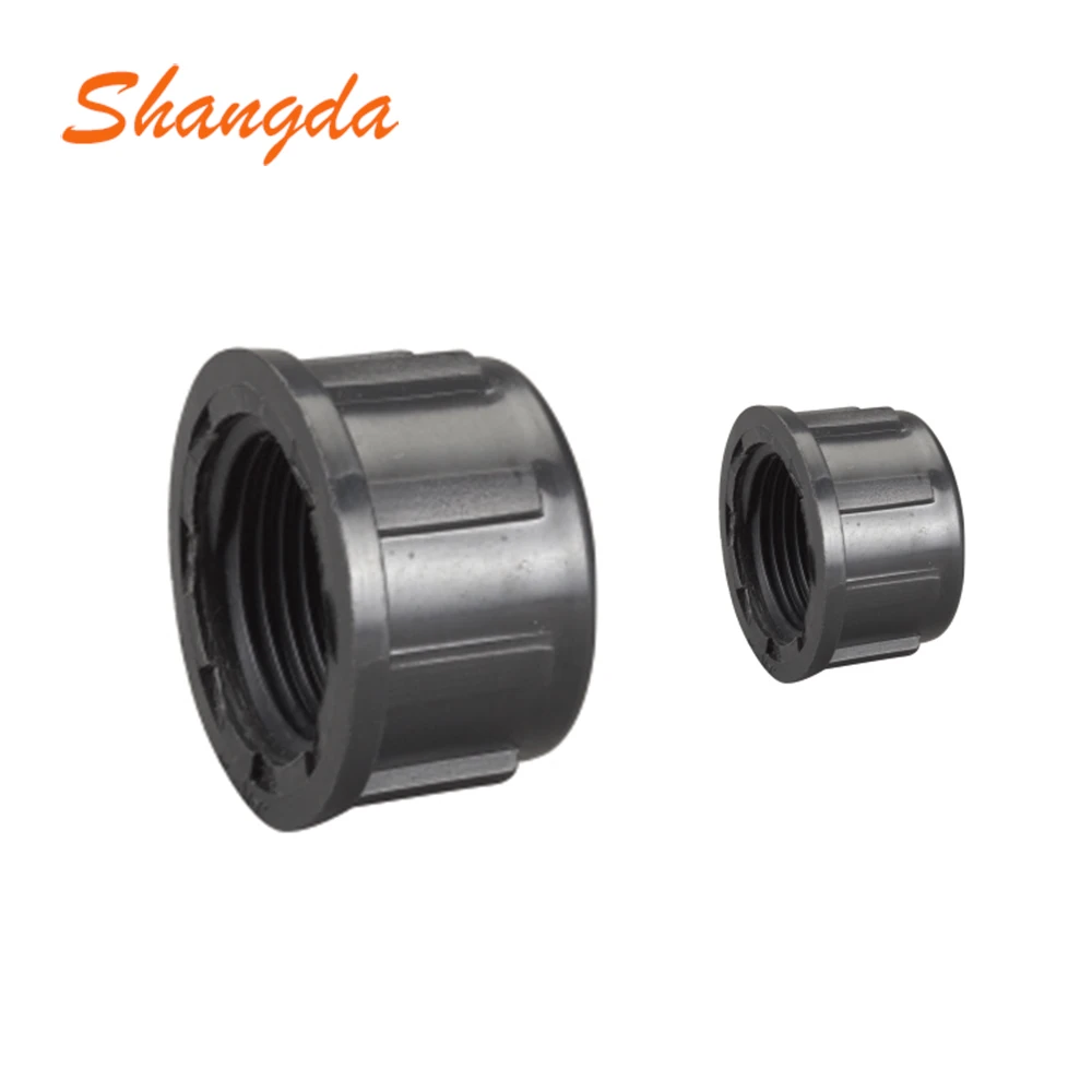 China Factory Price 1/2'-3' Plastic Black  Female Thread End Plug For Pipe Fittings
