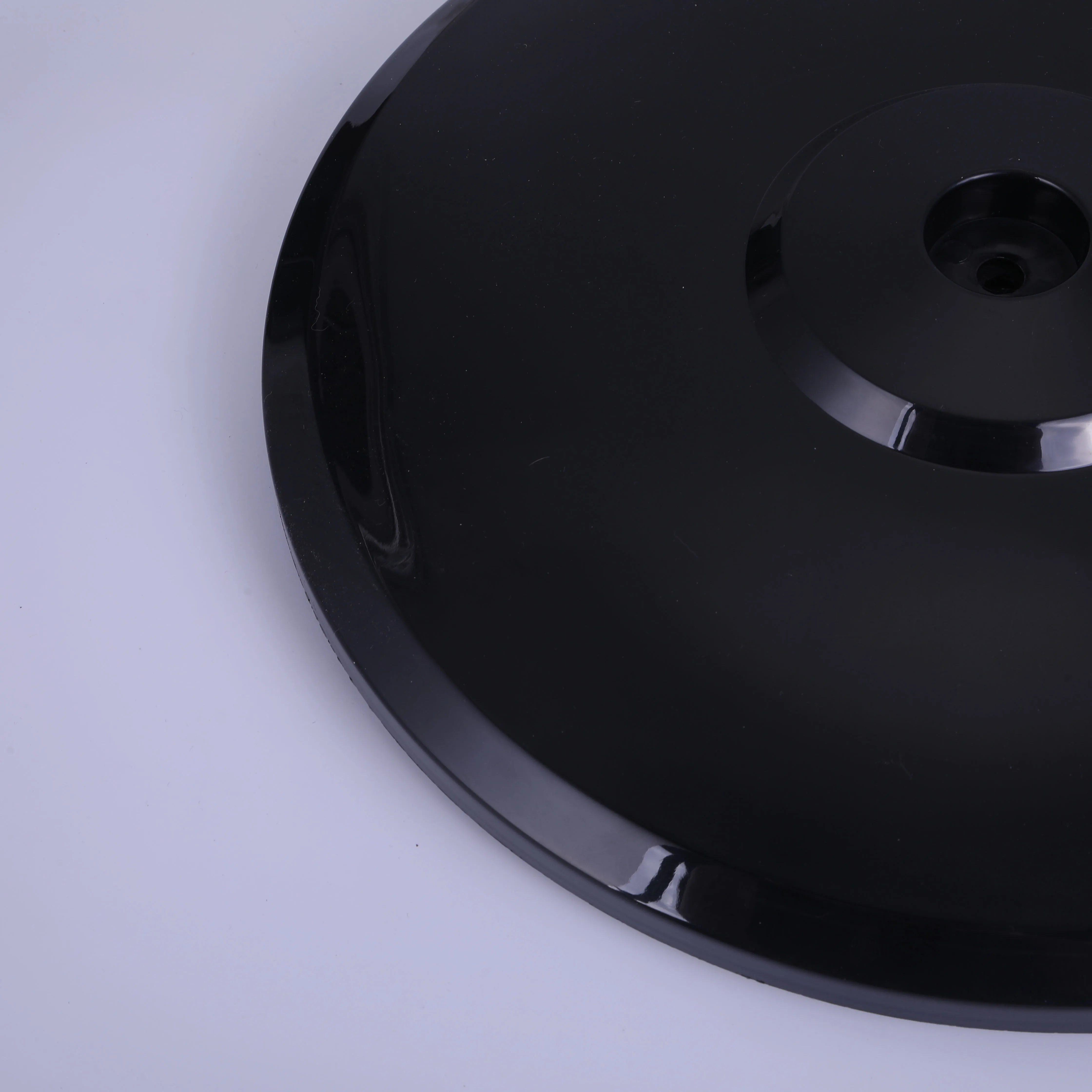 Black Adjustable Height Round Stand Fan Base Spare Part Column With Hex Screw Washer