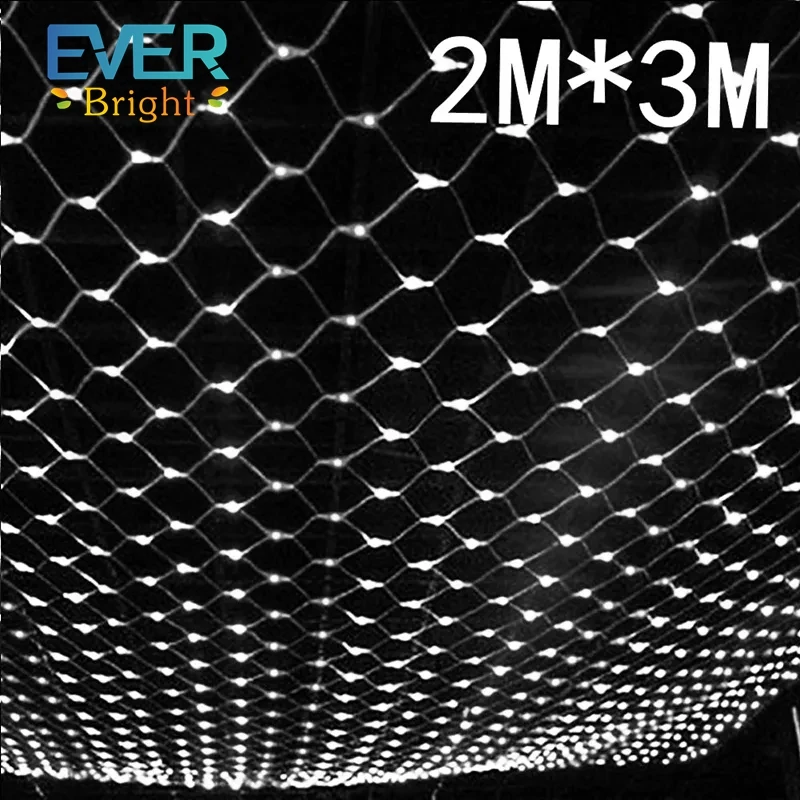 Waterproof Holiday Garden Blue And White Led Net Lights Wire For Weddings For Trees Trunk On Ceiling