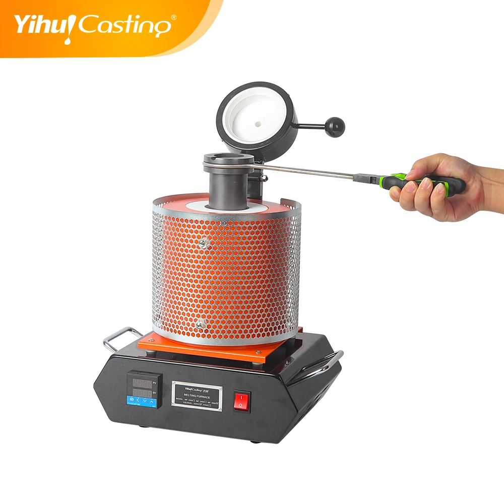 Yihui brand portable melting furnace for gold, silver and copper melting