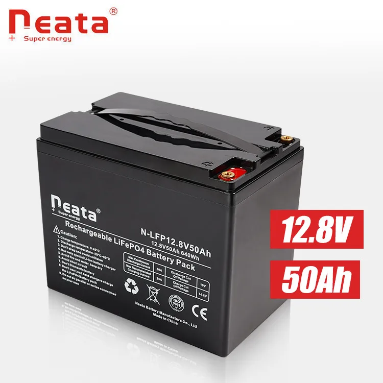 Neata оптовая продажа замена энергосберегающего хранилища для яхт с глубоким циклом литий-ионные аккумуляторы LiFePO4 12 8 В 50 А/ч