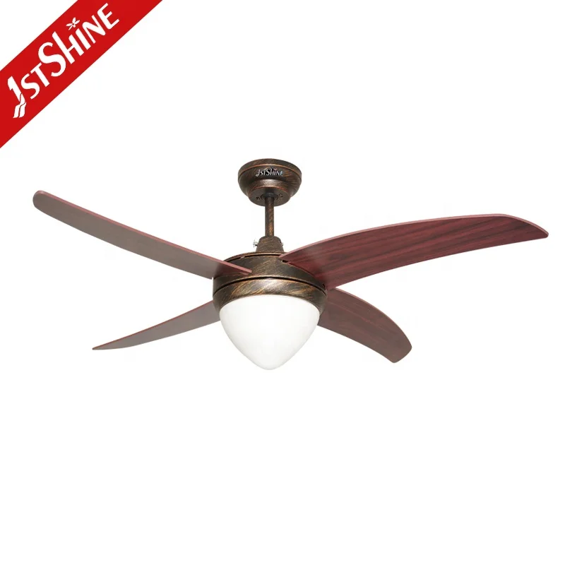 1stshine ceiling fan hot sale 2022 antique style indoor lighting retro ceiling fan with led light