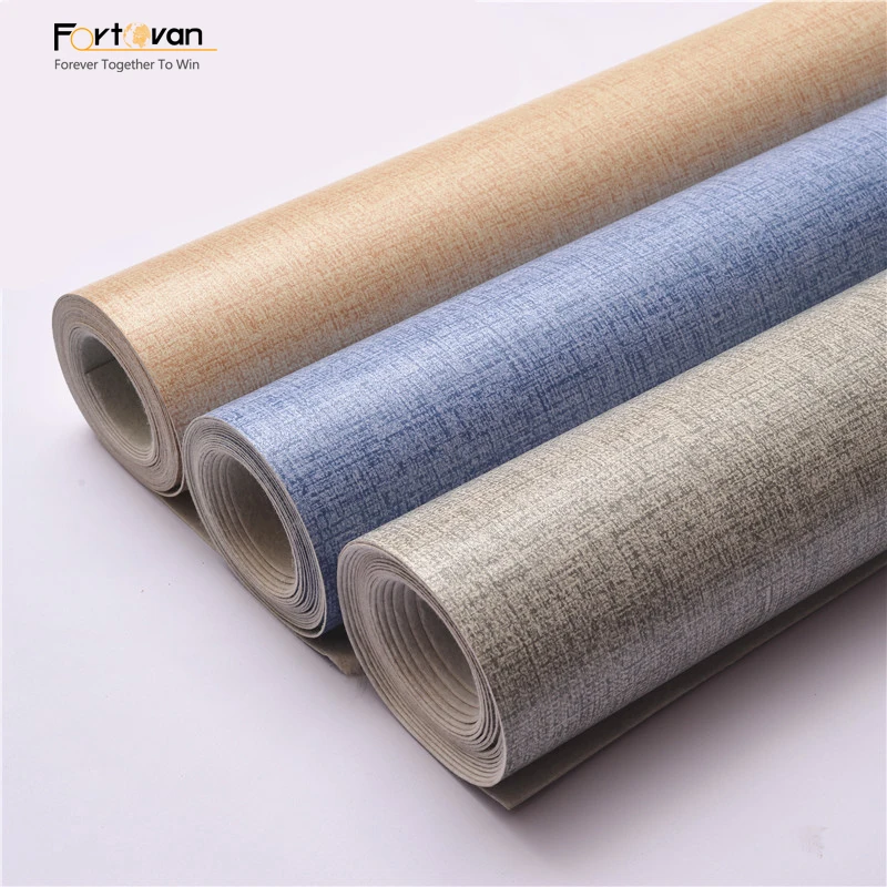 Cheap pvc vinyl flooring rolls with felt back