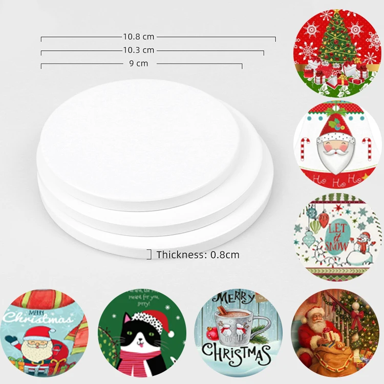 Slate Coasters For Drink Coffee Tea Sublimation Blanks Table Ceramic Stone Coaster with Cork Base for table Kitchen Mug amazon