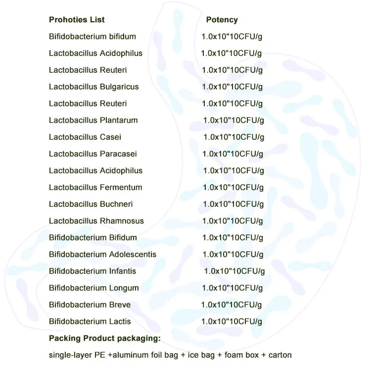 Probiotics Freeze Dried Lactobacillus Reuteri Powder Lactobacillus Reuteri