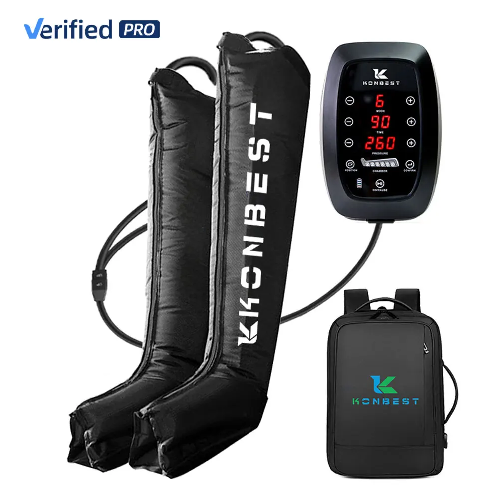 Sports DVT Pump Air Pressure Sequential Compression Device Recovery Boots Full Leg Massager Pneumatic boots