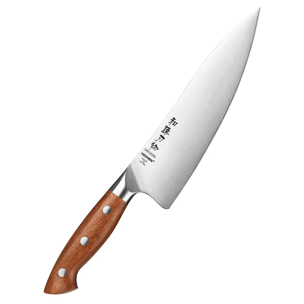 XINZUO Original Design German Stainless Steel Chef Knife Slicing Kitchen Knives High Quality Red Wood Handle NEW Cutlery