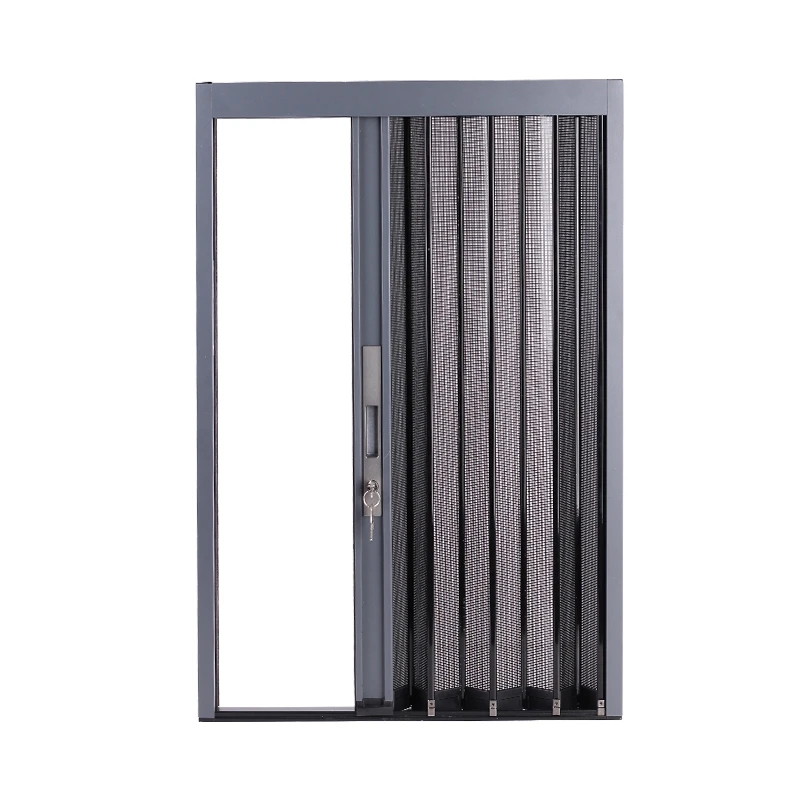 Retractable Aluminum Sheet Mesh Security Anti Mosquito Screen Door Aluminum Profile Sliding Doors Aluminum Safety Door