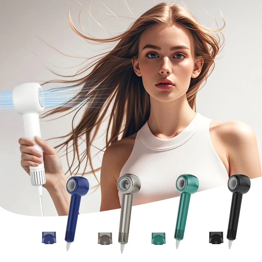 2024 New Hair Dryer 1400w High Speed Efficiency Low Noise Powerful Professional Salon Home Manufacturer Blow Ionic Hair Dryer