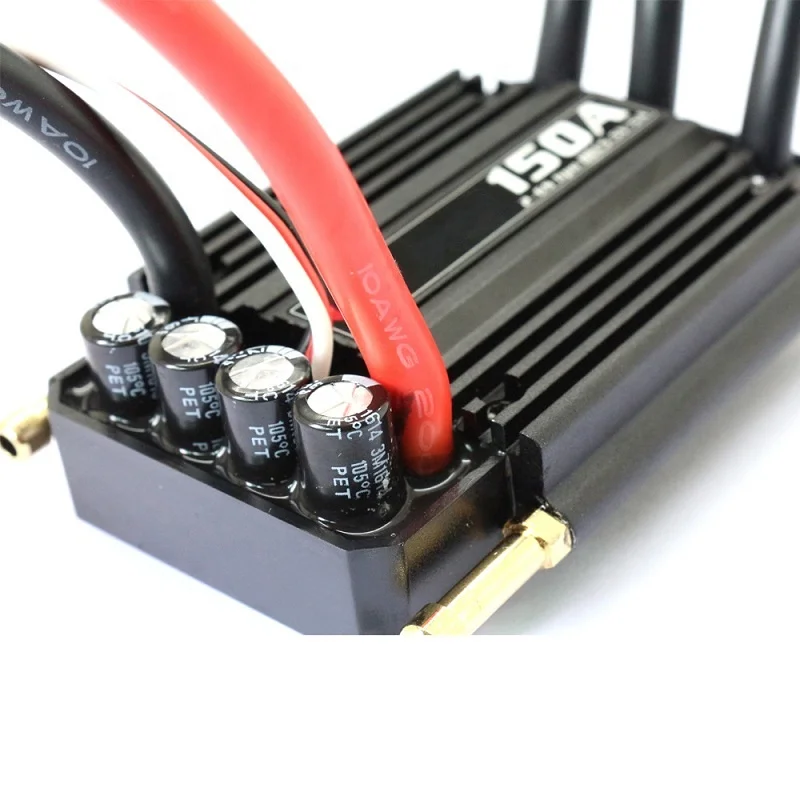 Electric boat motor speed control with BEC water cooled flycolor 150a esc