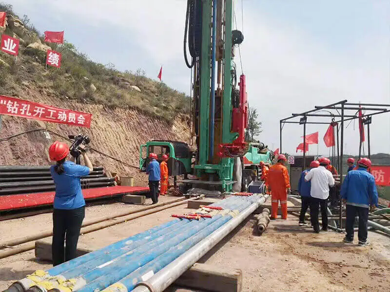 Exported to Tunisia HFC-400 truck mounted water well drilling rig mine drilling rig