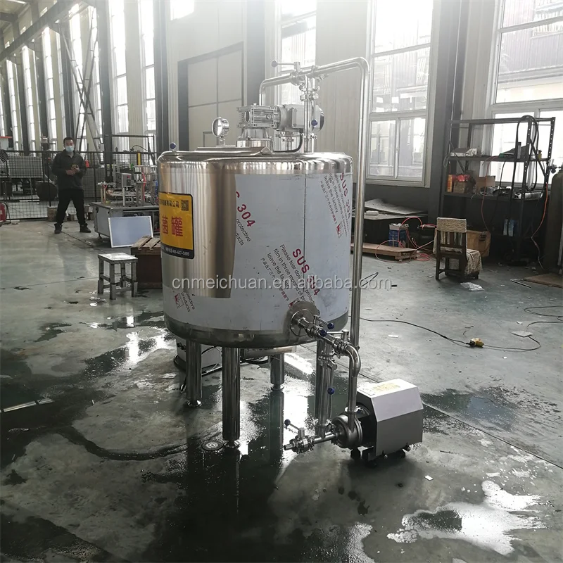Small Milk Pasteurization Machine With Packing Pasteurizer Juice 150 Liters Milk Pasteurizer Homogenizer