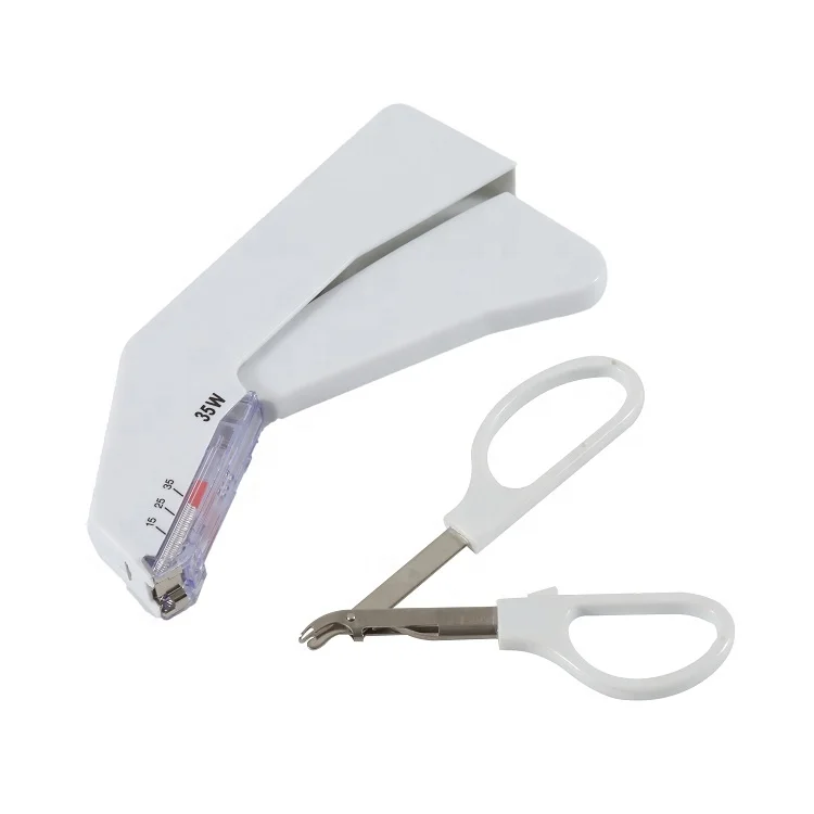 Hot  Skin Staplers 35w Clinical  stapler  remover to close skin wounds  Cucitrice cutanea skin stapler remover kit disposal