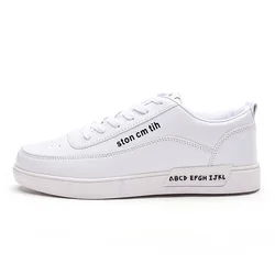 HN6090  Fashion Rubber Outsole Sports Running Shoes Flat Men Sneakers white shoes