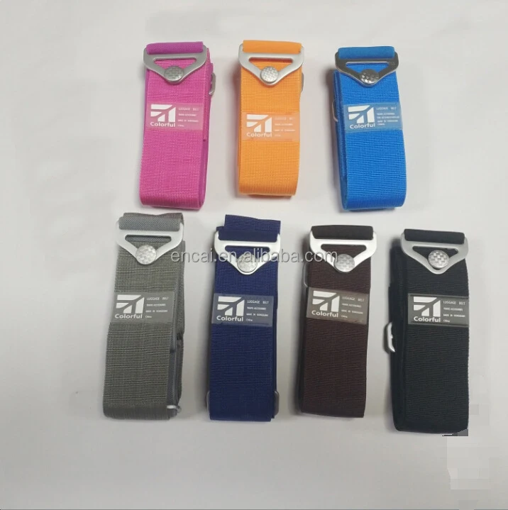 Luggage Straps Suitcase Travel Adjustable Suitcase Belt Silicone Luggage Man Women Travel Accessories