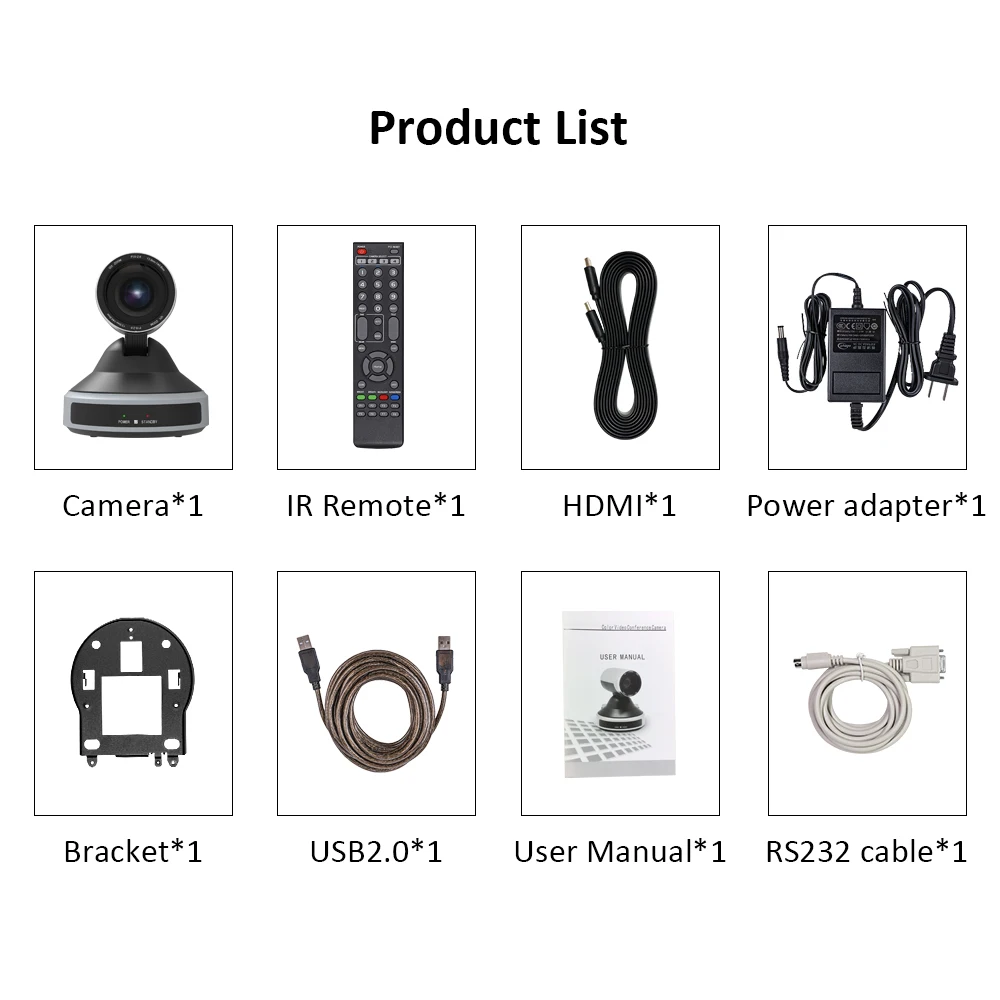 JJTS educational training equipment 12x optical zoom ptz conference room camera with USB 2.0 HD SDI IP HDMI video output